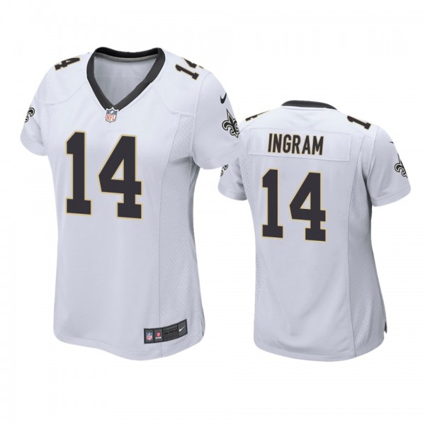 Women's New Orleans Saints Mark Ingram White Game ...