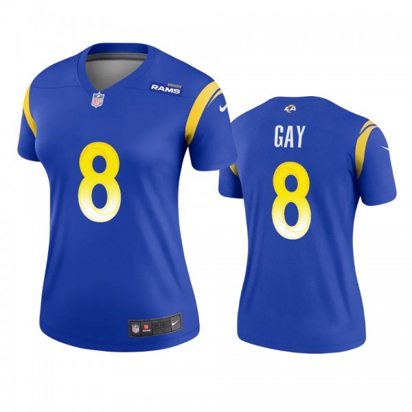 Los Angeles Rams Matt Gay Royal Legend Jersey - Wo...