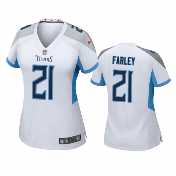 Women's Tennessee Titans Matthias Farley White Gam...