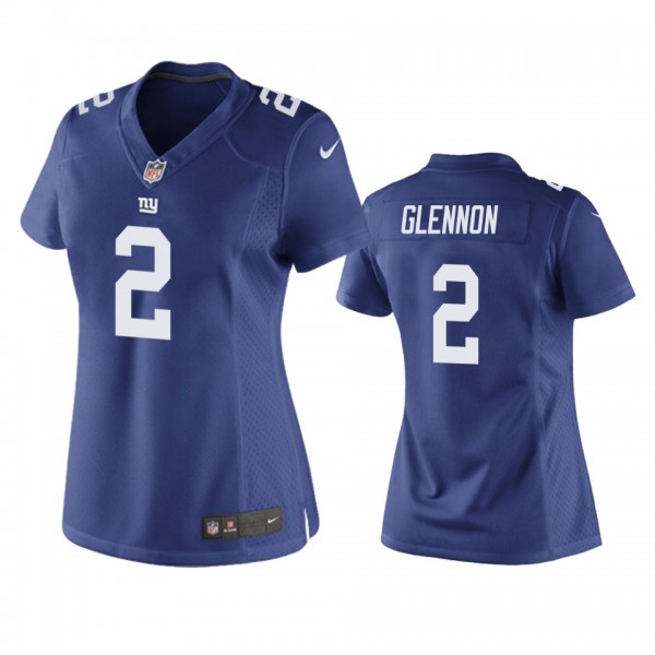 Women's New York Giants Mike Glennon Royal Game Je...