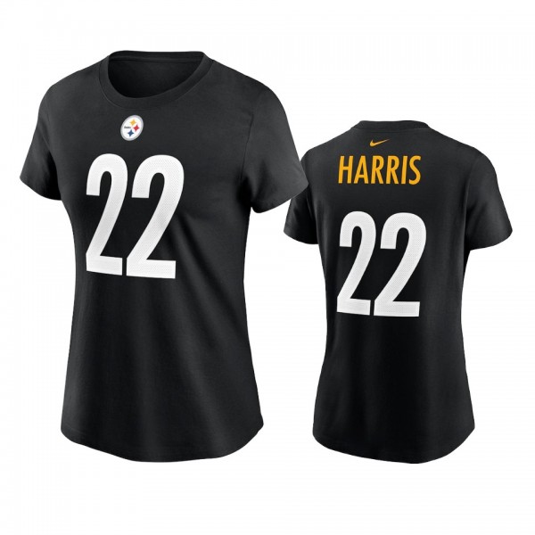 Women's Najee Harris Pittsburgh Steelers Black 202...