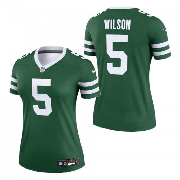Women's New York Jets Garrett Wilson Legacy Green ...