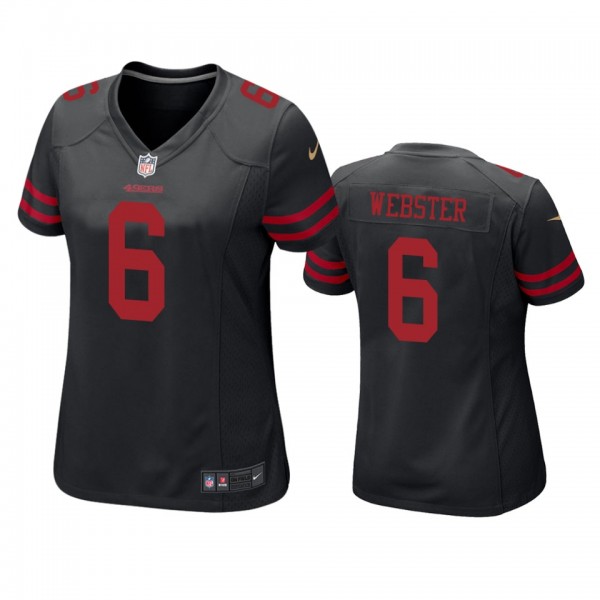 Women's San Francisco 49ers Nsimba Webster Black Game Jersey