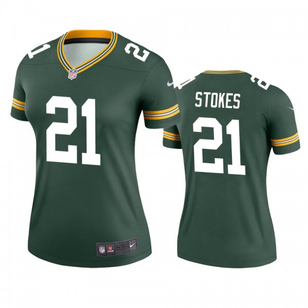 Green Bay Packers Eric Stokes Green Legend Jersey ...