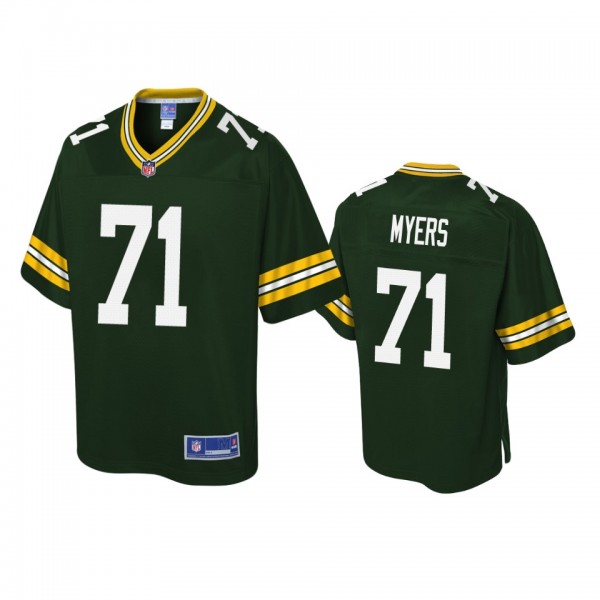Green Bay Packers Josh Myers Green Pro Line Jersey - Youth