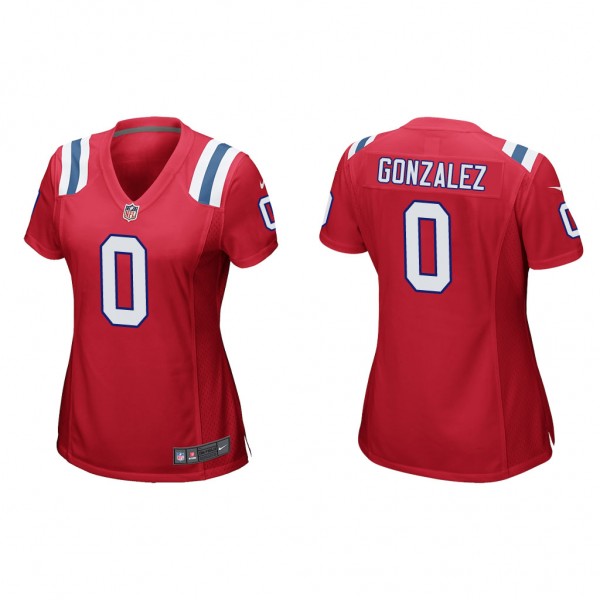 Women's New England Patriots Christian Gonzalez Re...
