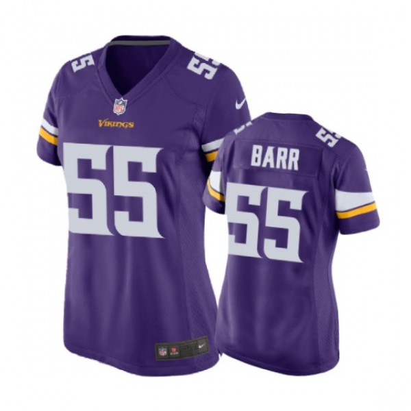 Minnesota Vikings Anthony Barr Purple Nike Game Jersey - Women