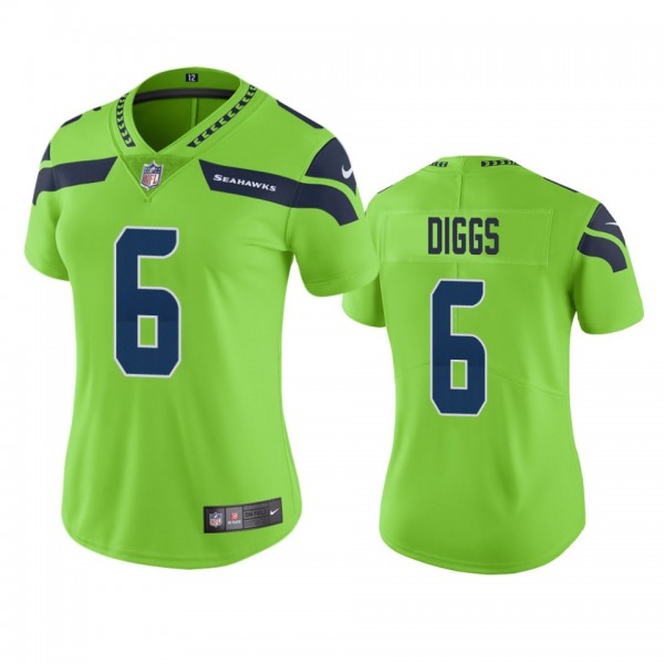 Women's Seattle Seahawks Quandre Diggs Green Color...
