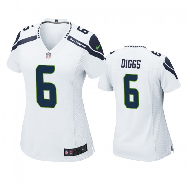 Women's Seattle Seahawks Quandre Diggs White Game ...