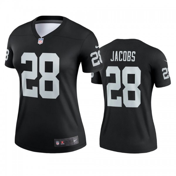 Las Vegas Raiders Josh Jacobs Black Legend Jersey ...