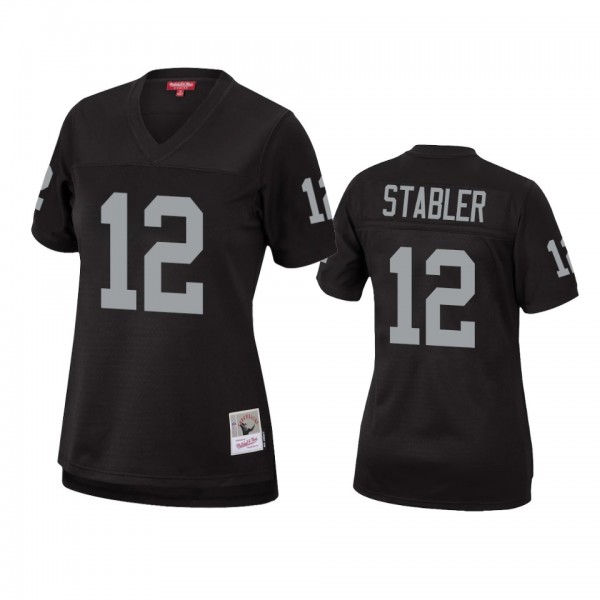 Women's Las Vegas Raiders Ken Stabler Black Legacy...