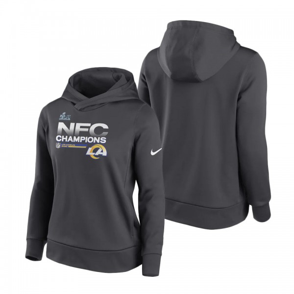 Women's Los Angeles Rams Nike Anthracite 2021 NFC ...