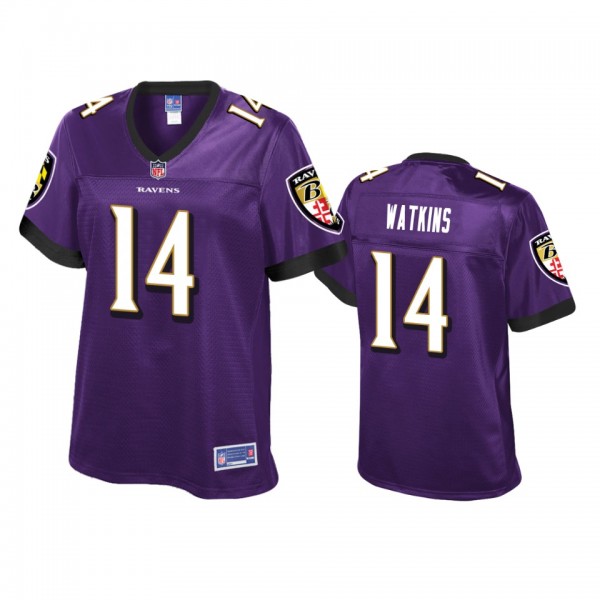 Baltimore Ravens Sammy Watkins Purple Pro Line Jer...