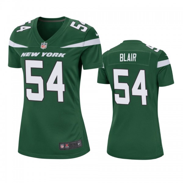 Women's New York Jets Ronald Blair Green Game Jers...