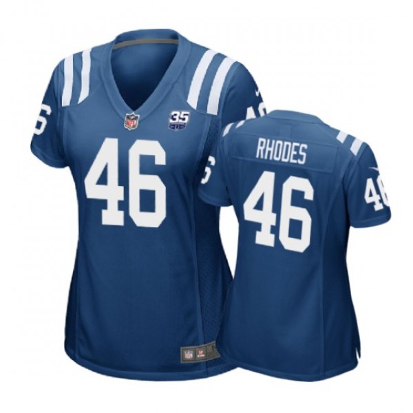 Indianapolis Colts Luke Rhodes Royal Nike 35th Ann...