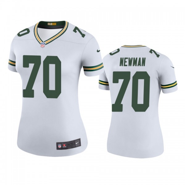 Green Bay Packers Royce Newman White Color Rush Le...