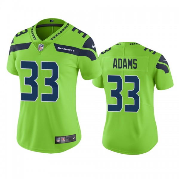 Women's Seattle Seahawks Jamal Adams Green Color R...
