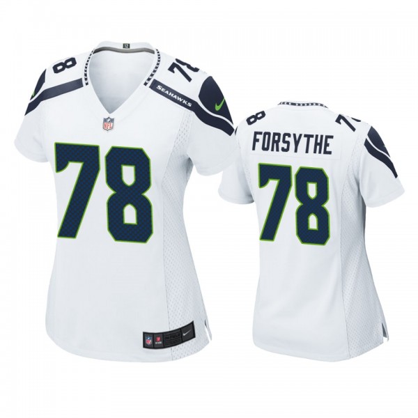Women's Seattle Seahawks Stone Forsythe White Game Jersey