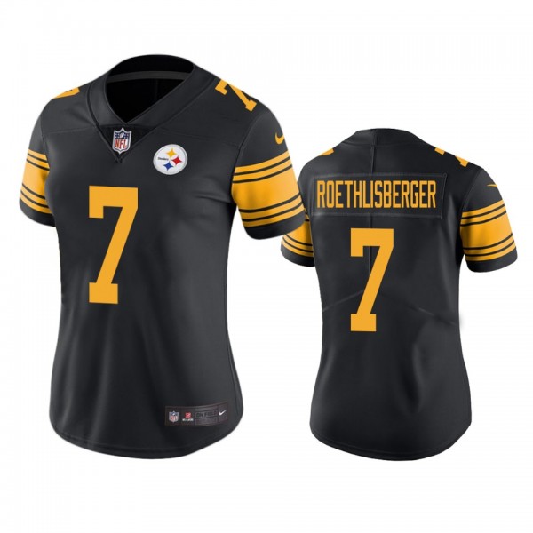 Women's Pittsburgh Steelers Ben Roethlisberger Bla...