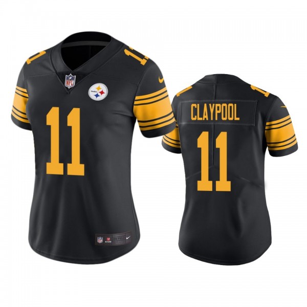 Women's Pittsburgh Steelers Chase Claypool Black C...
