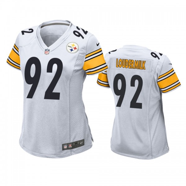 Women's Pittsburgh Steelers Isaiahh Loudermilk Whi...