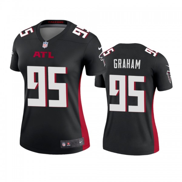 Atlanta Falcons Ta'Quon Graham Black Legend Jersey...