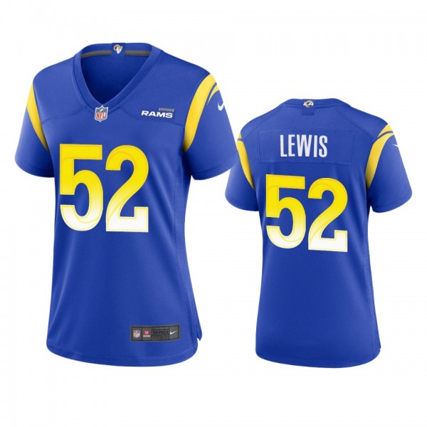 Women's Los Angeles Rams Terrell Lewis Royal Game ...