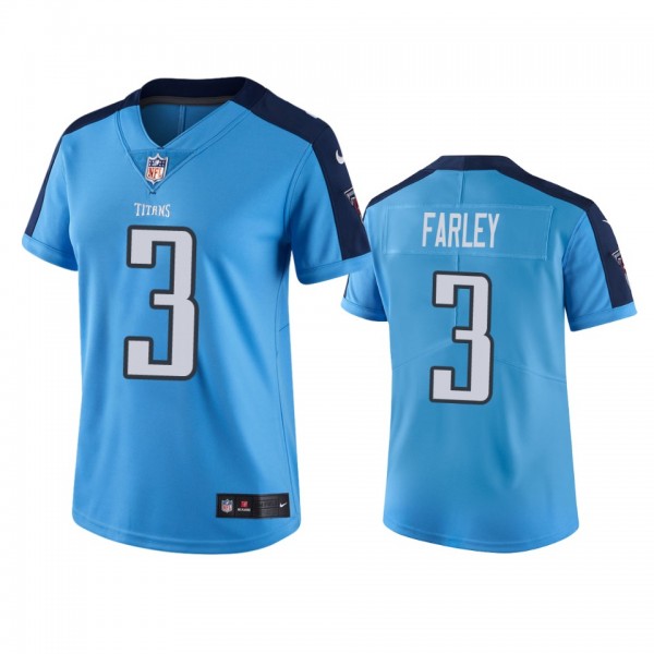 Tennessee Titans Caleb Farley Light Blue Vapor Limited Jersey
