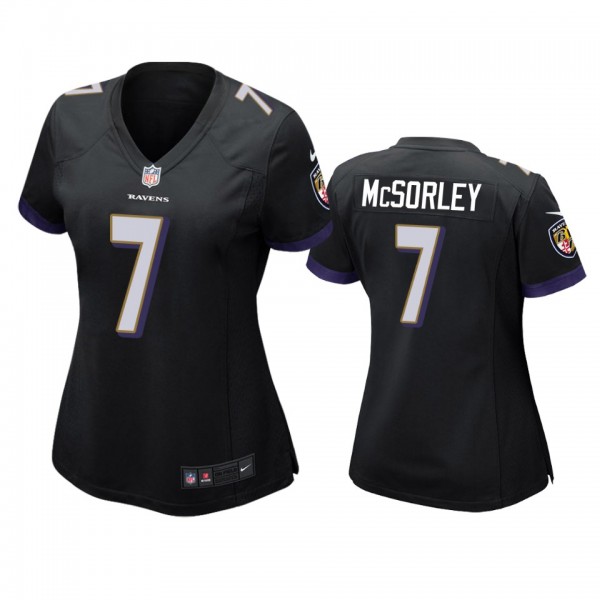 Women's Baltimore Ravens Trace McSorley Black Game...