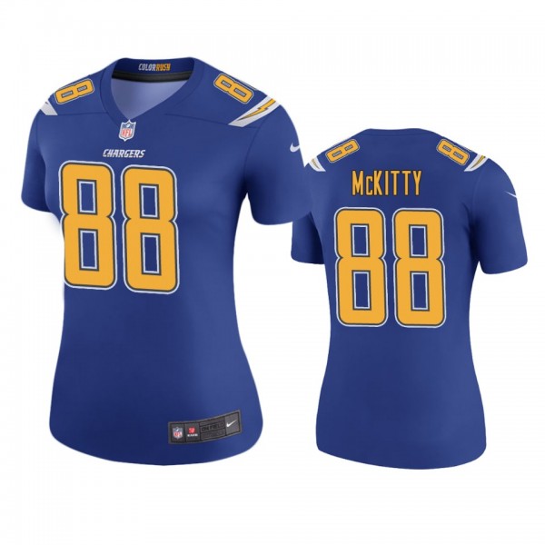 Los Angeles Chargers Tre' McKitty Royal Color Rush...