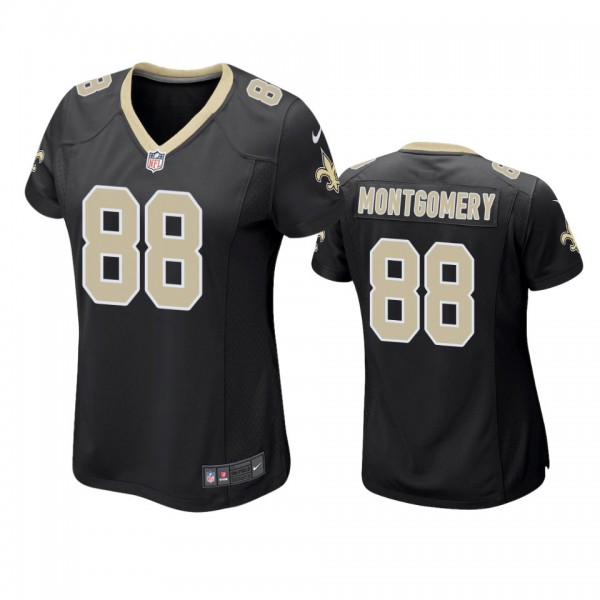 Women's New Orleans Saints Ty Montgomery Black Game Jersey