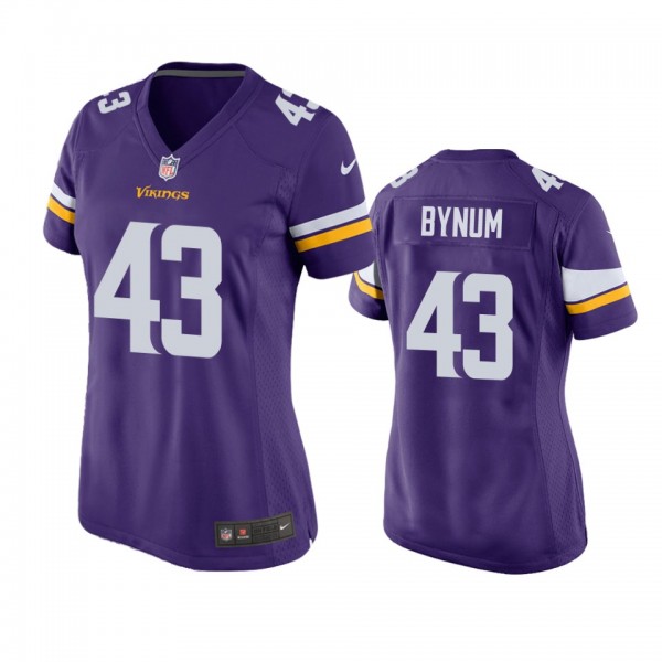 Women's Minnesota Vikings Camryn Bynum Purple Game...