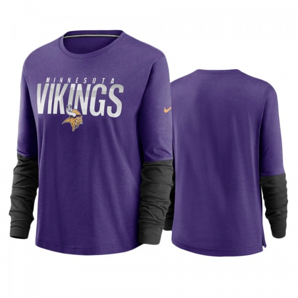 Women's Minnesota Vikings Purple City Mascot Breat...