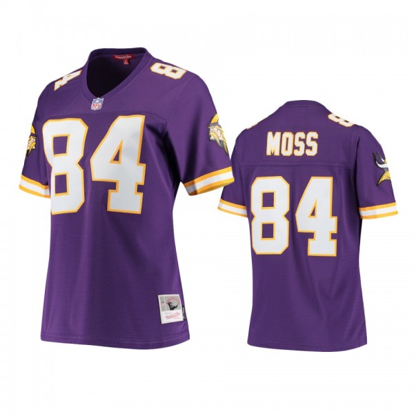 Women's Minnesota Vikings Randy Moss Purple Legacy...