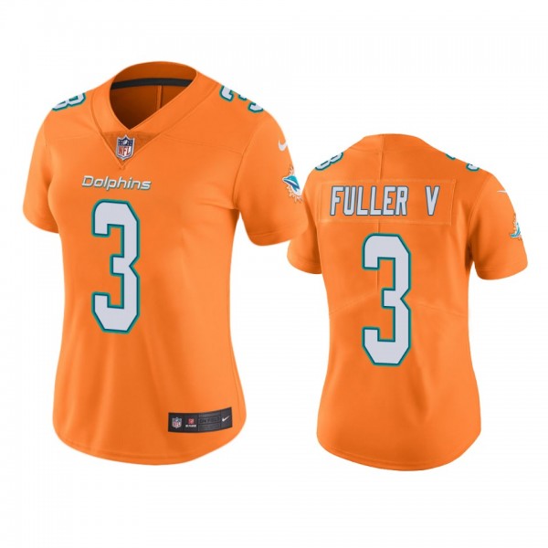 Women's Miami Dolphins Will Fuller V Orange Color ...