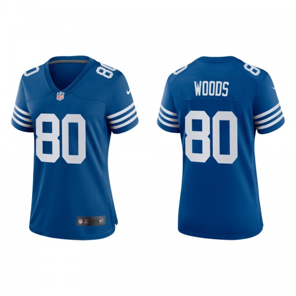 Women's Indianapolis Colts Jelani Woods Royal Alte...