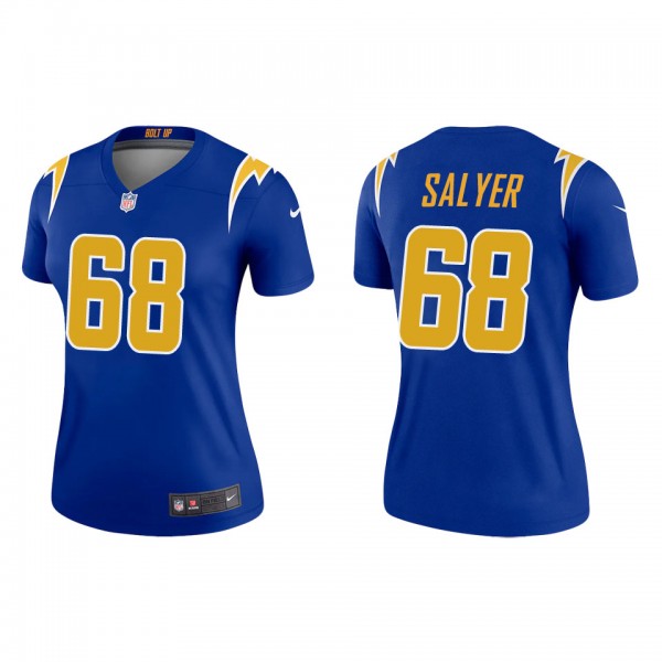 Women's Los Angeles Chargers Jamaree Salyer Royal ...