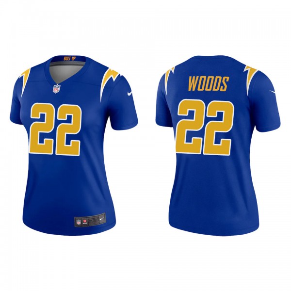 Women's Los Angeles Chargers JT Woods Royal Altern...