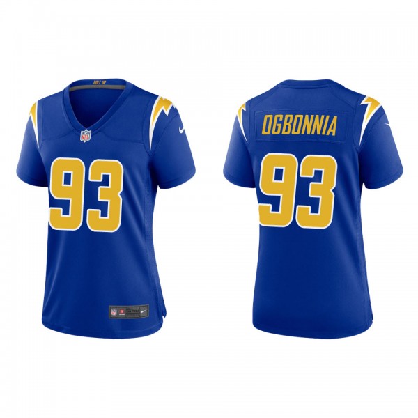 Women's Los Angeles Chargers Otito Ogbonnia Royal Alternate Game Jersey