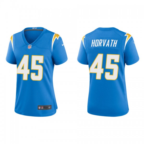 Women's Los Angeles Chargers Zander Horvath Powder...
