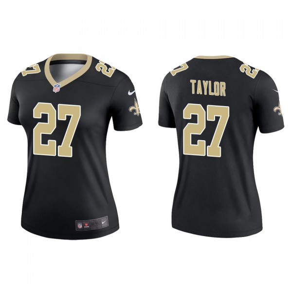 Women's New Orleans Saints Alontae Taylor Black Le...