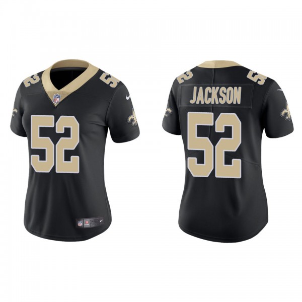 Women's New Orleans Saints D'Marco Jackson Black V...
