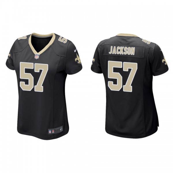 Women's New Orleans Saints Jordan Jackson Black Ga...