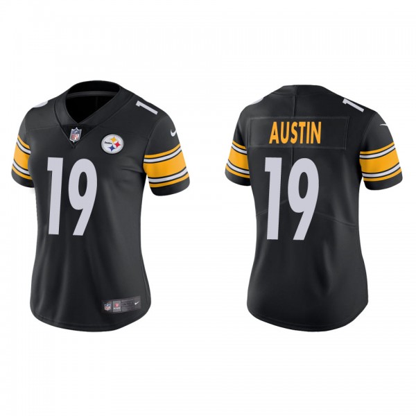 Women's Pittsburgh Steelers Calvin Austin Black Va...