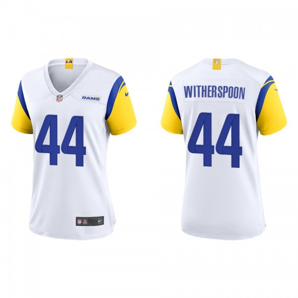 Women's Los Angeles Rams Ahkello Witherspoon White...