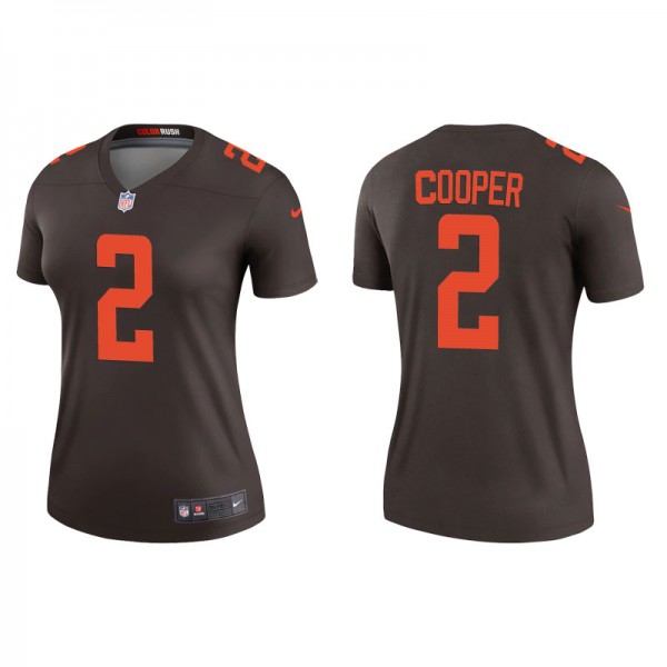 Women's Cleveland Browns Amari Cooper Brown Alternate Legend Jersey