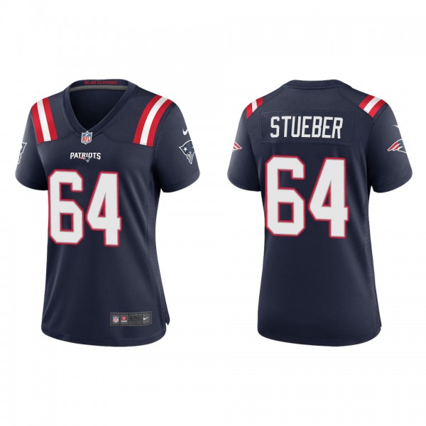 Women's New England Patriots Andrew Stueber Navy G...