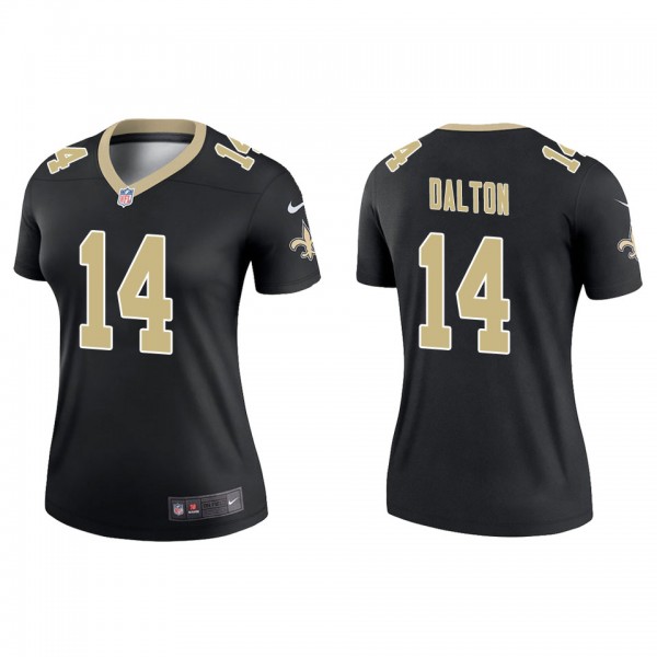 Women's New Orleans Saints Andy Dalton Black Legen...