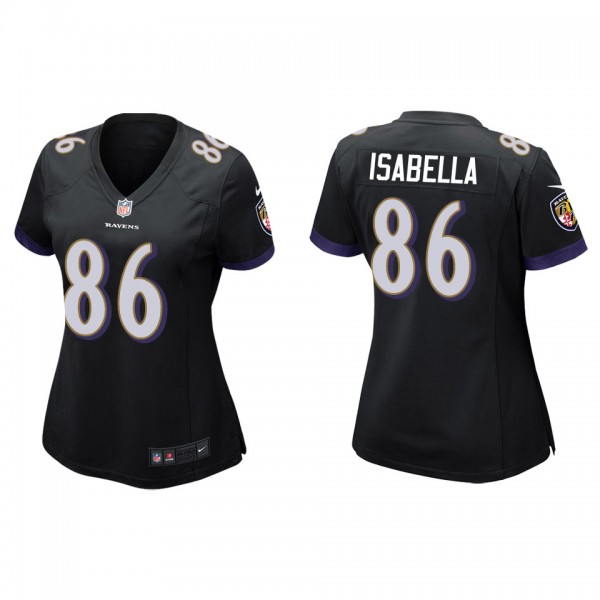 Women's Baltimore Ravens Andy Isabella Black Game ...