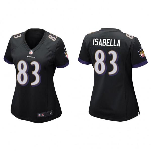 Women's Andy Isabella Baltimore Ravens Black Game ...